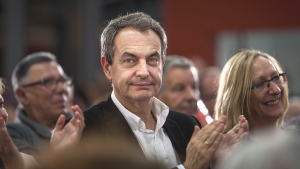 Zapatero, visto por Alberto Gamazo en Sabadell.