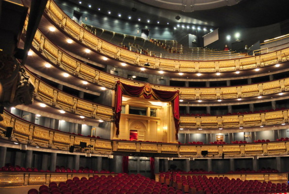 Palco del Teatro Real.